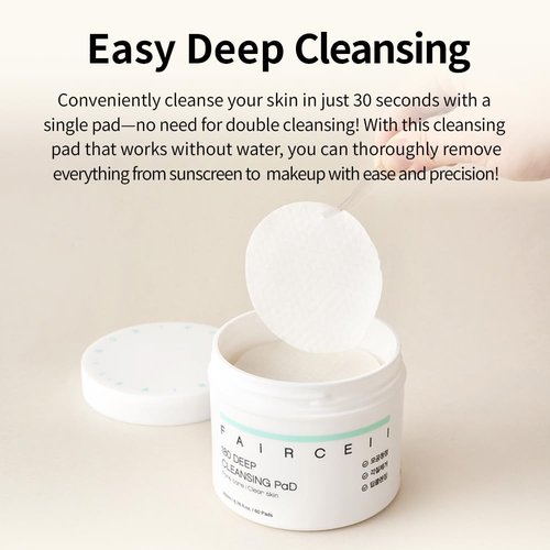 faircell Ultra Soft Cleansing Pads for Face Gentle Exfoliating Dual Texture Cotton Pads for Sensitive Skin with Vitamin C Lotus Extract Daily Makeup Remover Cotton Rounds