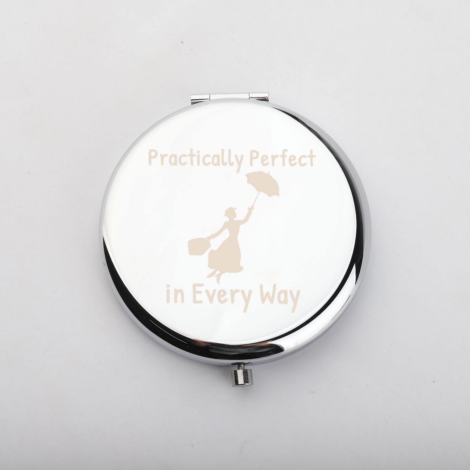 WUSUANED Movie Quote Makeup Mirror Practically Perfect in Every Way Mirror Fantasy Inspired Gifts for Movie Fans