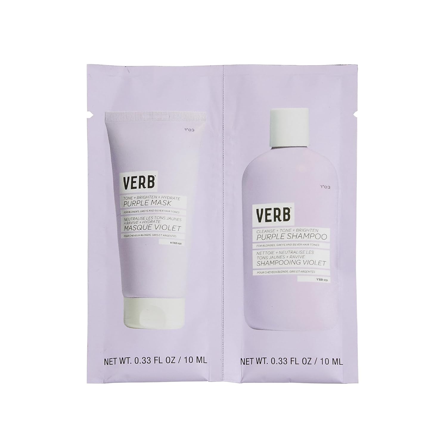 VERB Purple Shampoo - Vegan Toning Shampoo for Blonde, Grey & Silver Hair - Sulfate & Paraben Free