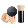 bareMinerals Original Loose Powder Foundation - SPF 15, Talc-Free, Vegan Makeup + Foundation Brush Bundle