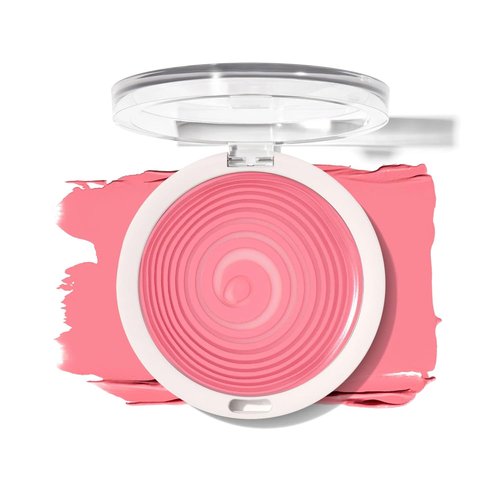 Morphe Huephoric Rush 3-in-1 Silk Cream Blush - Buildable Cream-to-Matte Blush for Cheeks - Hydrates & Blurs Skin - Pleasured (0.28 Ounce)