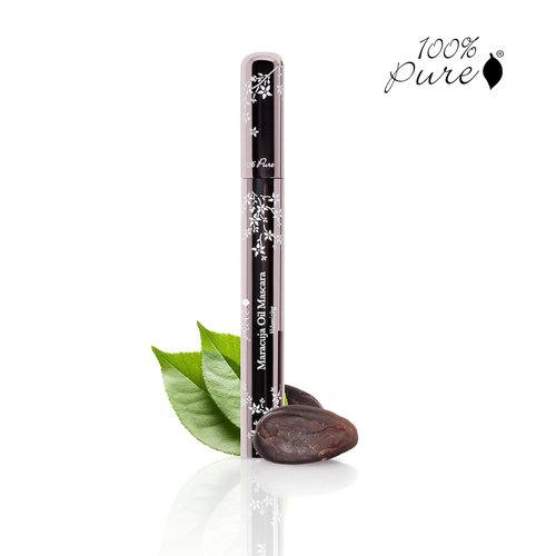 100% PURE Maracuja Oil Mascara - Dramatic Volume & Length, Vegan Dark Chocolate - 0.35 oz
