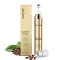 5% Caffeine Eye Serum, Hyaluronic Acid Under Eyes Cream for Dark Circles and Puffiness Anti Aging with 360° Massage Ball Reduce Wrinkles, Fine Lines and Eye Bags Treatment for Men/Women 0.67 fl. oz