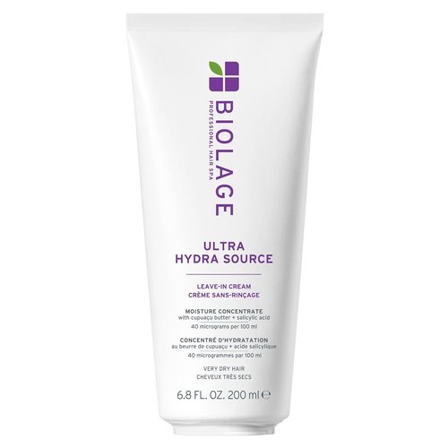 Biolage Ultra Hydra Source Leave-In Cream - Moisturizes & Controls Frizz for Thick, Dry Hair | Infused with Cupuaçu Butter