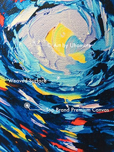 Starry Night Wall Art Canvas Print - Victor and Emily, 13x19 Inches - Nursery & Living Room Decor