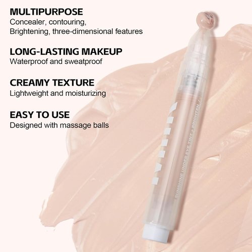 Skiennix Liquid Contour Concealer Stick - Full Coverage for Dark Circles | Lightweight Waterproof Makeup