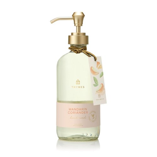 Thymes Hand Wash - Mandarin Coriander Scent - 15 Fl Oz for Luxurious Cleanliness