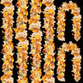 6 Pack Fall Leaf Garland with Lights - 35.4Ft Autumn Maple String Lights for Thanksgiving Halloween