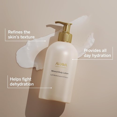 AHAVA Dead Sea Water Mineral Body Lotion - Daily Hydration with Osmoter & Nourishing Botanicals