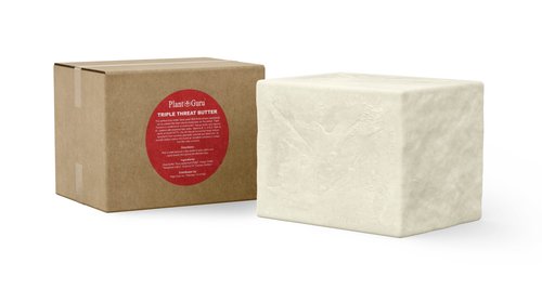 Plant Guru Triple Threat Body Butter 5 lbs. Bulk - Blend of Shea, Mango & Coconut Oil - 100% Pure Natural Raw Unrefined Moisturizer For Dry Skin, Face And Hair. Great For Lip Balm and Soap Making