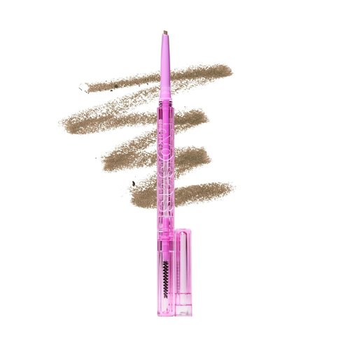 Kosas Brow Pop Eyebrow Pencil - Precision Brow Pencil with Spoolie, Taupe Shade
