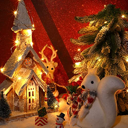 Battery Operated Fairy Lights with Timer 20 LED 65ft Warm White