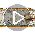 Floral Wildflowers Herb Spring Table Runner - 13x108 Inch Beige Seasonal Decor