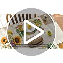 Watermelon Pineapple Lemon Fruit Summer Placemats Set of 4 12x18 Inch Dining Table Decor