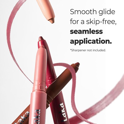 Laka Lip Liner - Nude Semi-Matte Lip Liner with Rich Cream Glide Texture | 0.02oz #01 Bare Memory