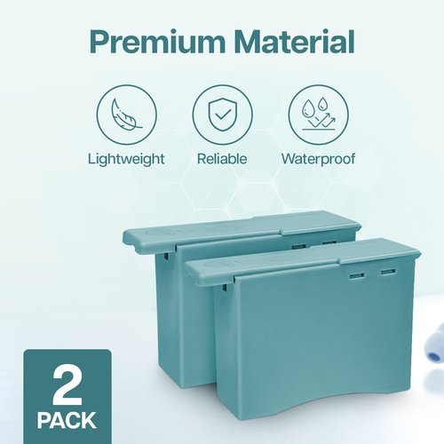 Paragon Mount Dermaplane Blade Remover Box (2-Pack) – Combined capacity: Upto 300 blades, Safe & Easy Blade Removal Tool for Dermaplaning Blades, Handles #3, #4, #7, Salon, Crafting, or Home Use