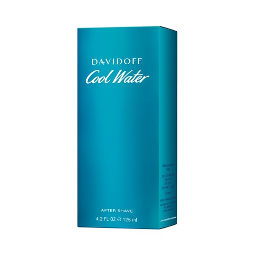 Davidoff Cool Water Aftershave Splash for Men With Notes of Coriander, Mint, Lavender & Amber 4.2 fl oz