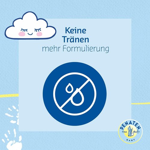 Penaten Bad & Shampoo, sanft reinigendes & pflegendes 2 in 1 Badezusatz Waschgel & Baby Shampoo (1 x 400 ml)