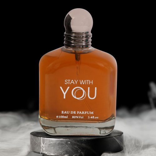 Stay With You Men's Parfum Set - 2 Pack 3.4 Oz Eau de Parfum | Warm, Sweet & Smoky Cologne Gift Set