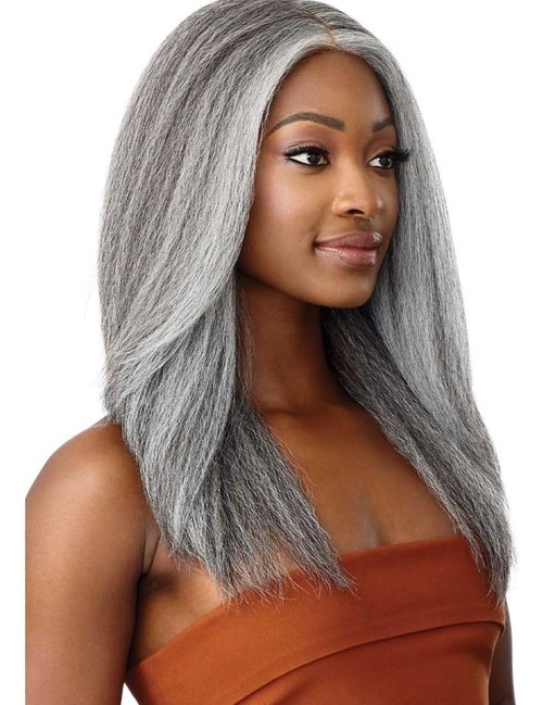 Outre Soft & Natural Synthetic Lace Front Wig - NEESHA 207 (1 Jet Black)