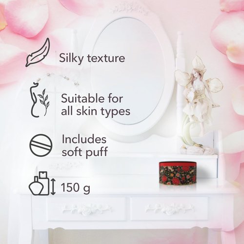 Maja Perfumed Talcum Powder - Soothes & Softens Skin, Keeps You Dry & Fresh | 5.3 Oz Dusting Powder