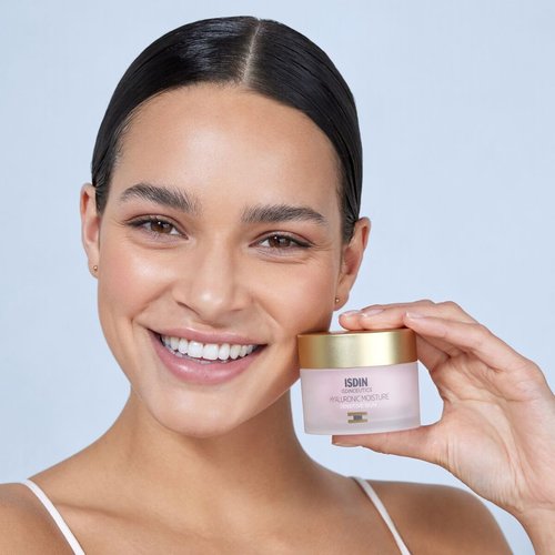 ISDIN Isdinceutics Hyaluronic Moisture - Calming Daily Face Moisturizer for Sensitive Skin | 1.76 OZ