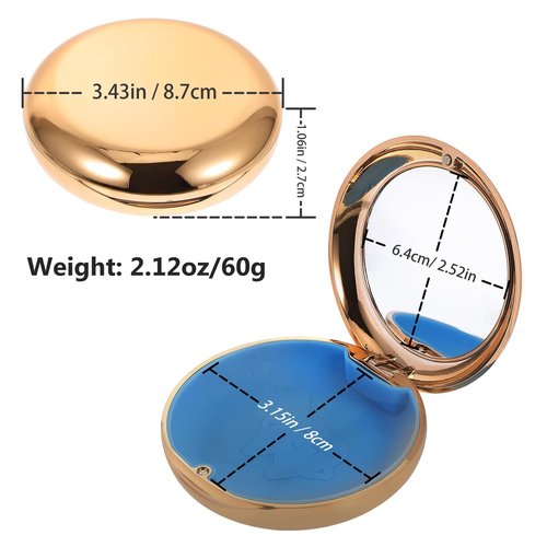 Retainer Case with Mirror, Cute Retainer Holder Case, Slim Aligner Case with Removal Tool, Magnetic Closure, Convenient Orthodontic Case for Invisalign/Night Guard/Mouth Guard