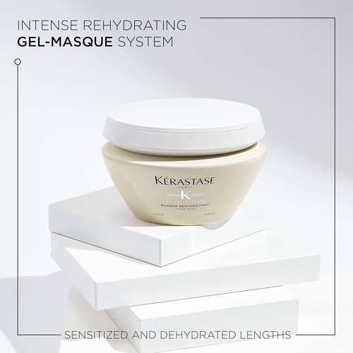 Kerastase Specifique Rehydratant Hair Mask - Hydrate Sensitive & Dry Hair with Ceramides | 6.8 Fl Oz