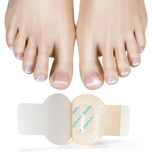 Nail Patches for Toenails & Fingernails – 63Pcs Parches para uñas con hongos, 8-Hour Fungus Nail Care Repair Stickers for Damaged Nails, for Extra Strengthening, Safe for Sensitive Skin