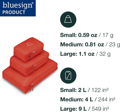 Osprey Ultralight Packing Cube - Lightweight Travel Organizer for Easy Packing | Compact Size