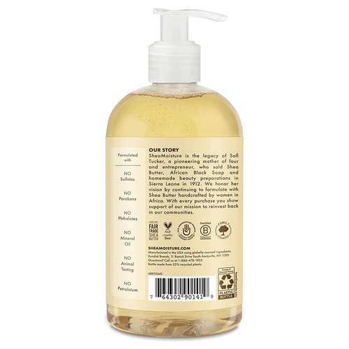SheaMoisture Baby Wash & Shampoo - Nourishing Raw Shea & Chamomile Formula | 13 oz, Gold