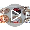 Retro Strange Features Plates - 60Pcs Spooky Rustic Alphabet 9 Inch Paper Plates