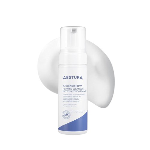 AESTURA ATOBARRIER365 Gentle pH-Balanced Foaming Cleanser - Hydrating Korean Face Wash for Dry Skin, 150ML