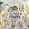 Cook Blanket Throw for Chefs - 60x50 Inch Plush Chef Gift Variation of THIS listing