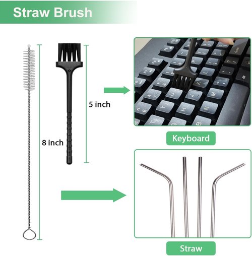 Crevice Cleaning Brush Set - Hard Bristle Grout Scrub Tools for Kitchen, Bathroom & Corners (12PCS)
