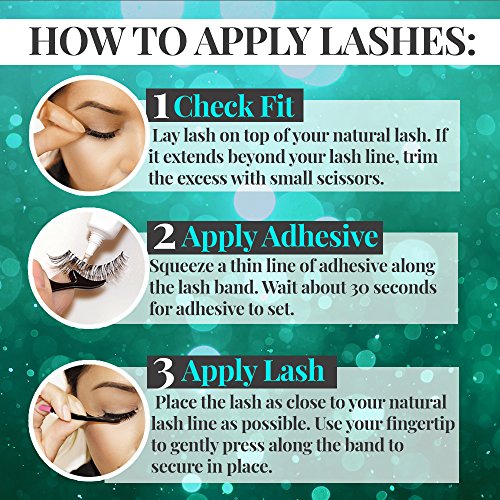 Ardell False Eyelashes Variety Pack - Natural Reusable Strip Lashes 4 Pairs - Best Of