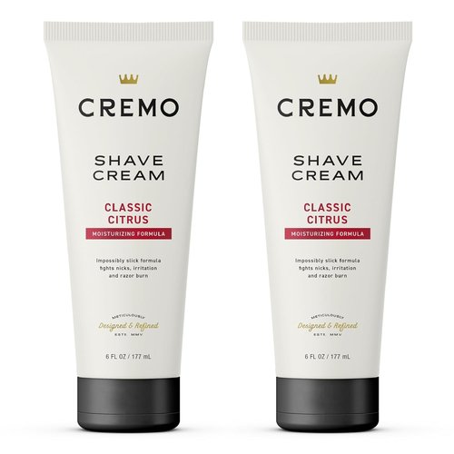 Cremo Shaving Cream - Ultra-Slick Formula for Men | Fights Nicks & Razor Burn | 6 Fl Oz (2 Pack)