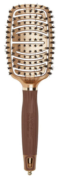 Olivia Garden NanoThermic Hair Brush - Ceramic & Ion Technology for Scalp-Hugging Comfort
