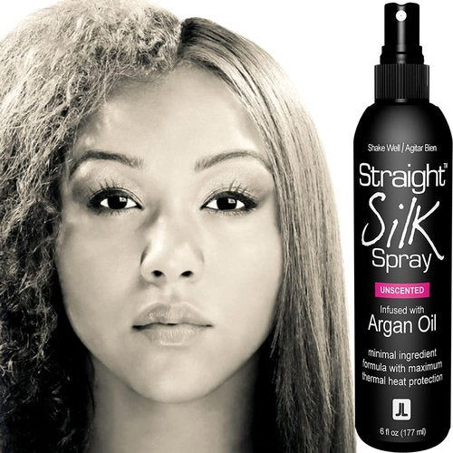 Silk Spray by Regine Switzerland - Moroccan Argan Oil Thermal Protector | Alcohol-Free Heat Protectant up to 450°F | 6oz