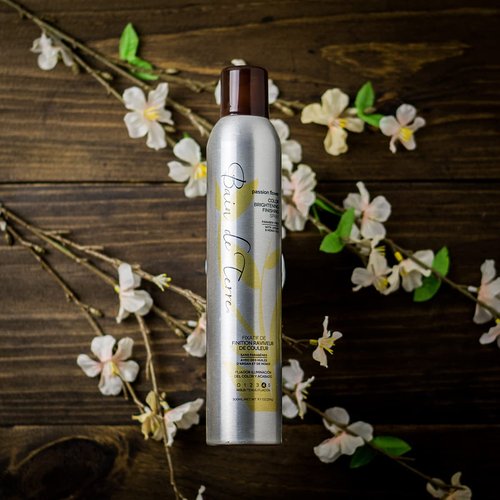 Bain de Terre Color Brightening Hair Spray - Passion Flower | Doubles Radiance & Nourishes | 9 Fl Oz