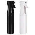 Aquableu Spray Bottle for Hair – Continuous Mist Spray Bottle for Hair Care, Styling, Cleaning, Plants, Pets & Essential Oils (Variety Pack of 2 - Black & White, 6.76oz/200ml)