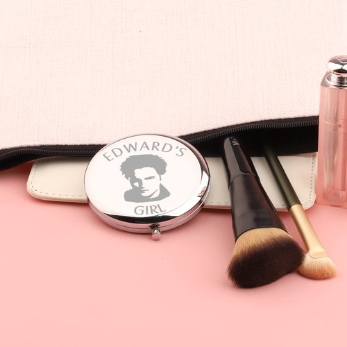 TIIMG Ed-Ward Inspirational Gift Vampire TV Series Gift Edward's Girl Compact Mirror (ED-WARD'S Girl Mirror)