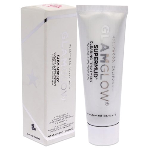 Glamglow Supermud Clearing Treatment - Deep Cleansing Face Mask for Clear Skin | 1 oz