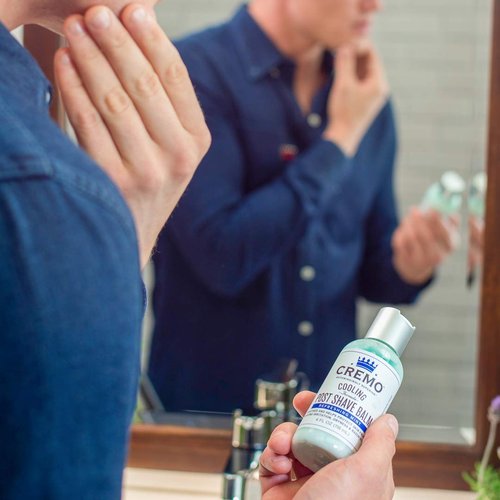 Cremo Cooling Formula Post Shave Balm,Soothes,Cools And Protects Skin From Shaving Irritation,Dryness and Razor Burn,4 Oz,(Pack of 2)