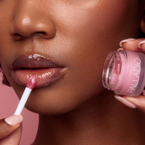 Palladio Lip Mask - Intense Overnight Moisturizer for Nourishing Dry Lips | Hydrating Shea Butter & Sweet Cherry