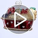 Puppies in a Basket Christmas Ornament - Handcrafted Holiday Dog Decor