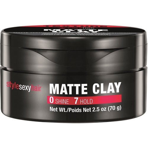 SexyHair Style Matte Clay - Texturizing Clay for Separation & Definition | Tames Unruly Ends Easily