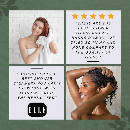 Recenter Shower Steamers Aromatherapy for Relaxing - USA Made Valentines Day Gift for Her and Him - Lavender & Eucalyptus Shower Bomb Tablets – Soothing Natural Essential Oils (10 Pack)