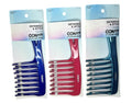 Conair Style & Detangle Comb - Effortless Hair Styling Tool | Pack of 3 Comb Set
