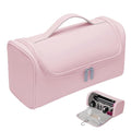 Gearific Travel Case Compatible with Dyson/Shark Flexstyle,PU waterproof Portable Travel Pouch with Hanging Hook, Carrying Case Compatible for Dyson/Shark Airwrap Flexstyle Complete Styler (Pink)